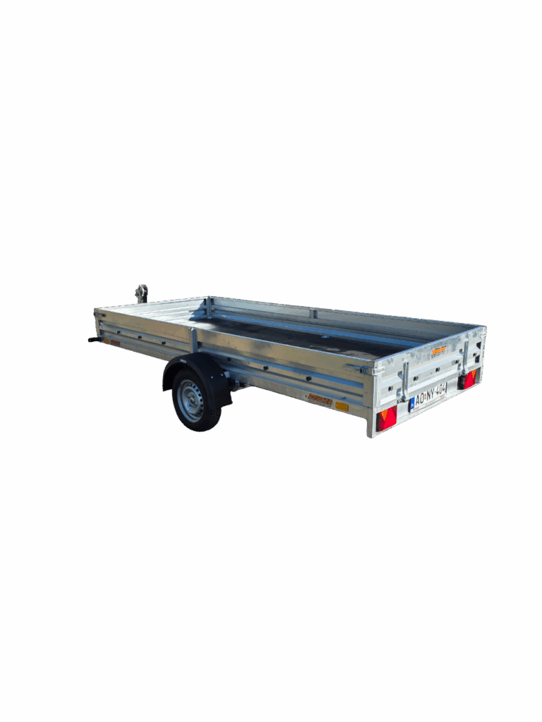 Hosszított nyitott platós utánfutó bérlés Heves megye – nagy méretű szállítmányhoz