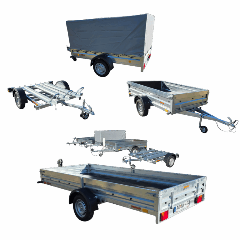 Utánfutók csoportja bérléshez – Domboróczki Utánfutó, Gyöngyös és Nagyfüged